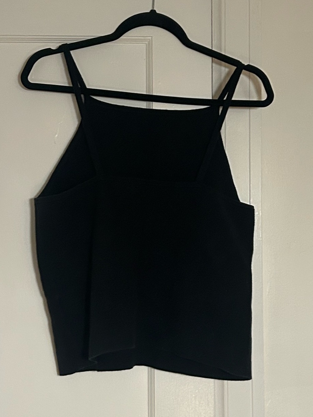 Madewell Black Square-Neck Sweater Cami